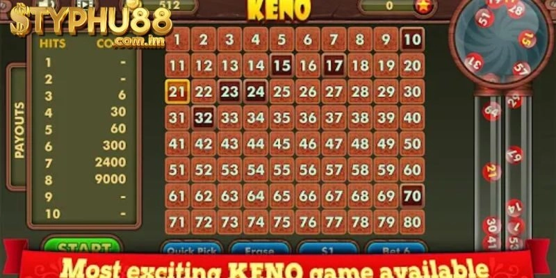 Mẹo Thắng Lớn Khi Chơi Keno Typhu88